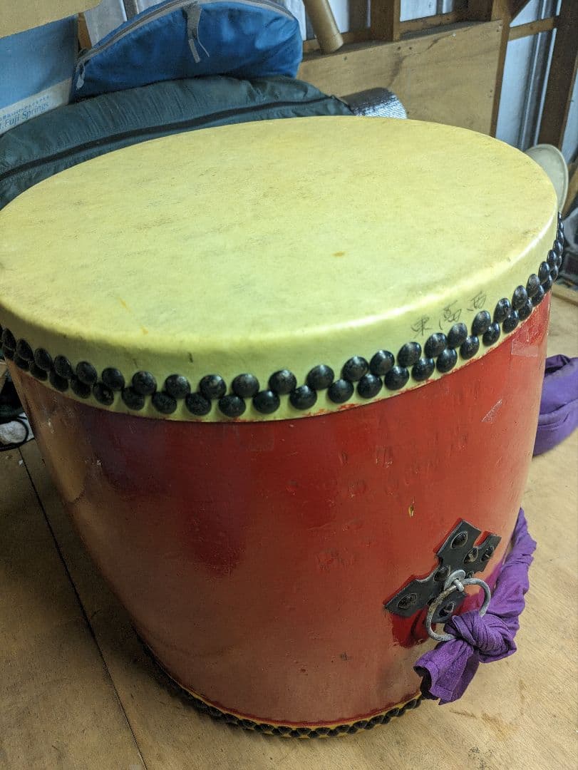 和太鼓 赤い色 エイサー