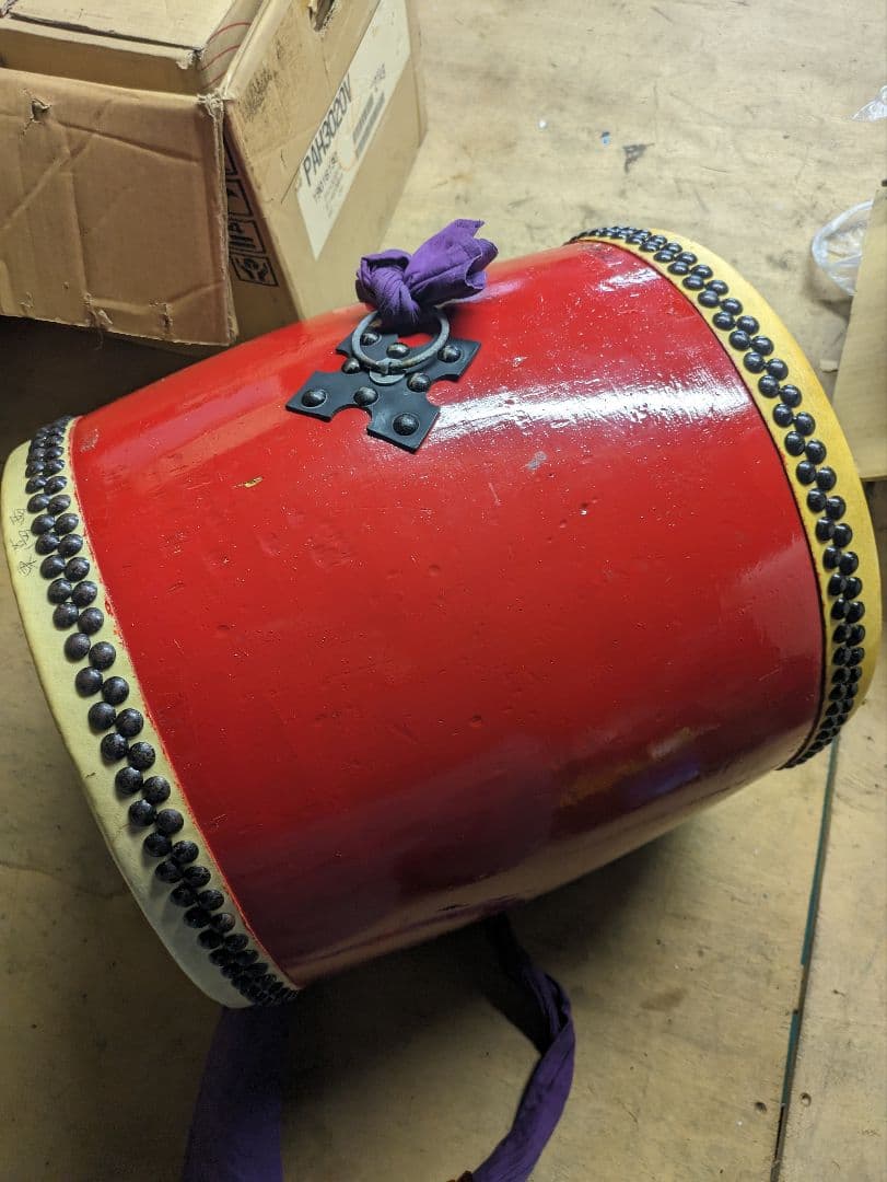 和太鼓 赤い色 エイサー