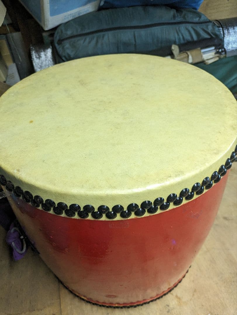 和太鼓 赤い色 エイサー