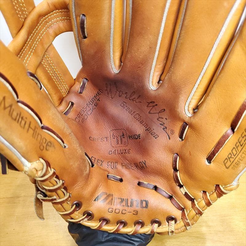 ミズノ ワールドウィン オリジナル版 当時物 Mizuno 外野用 硬式