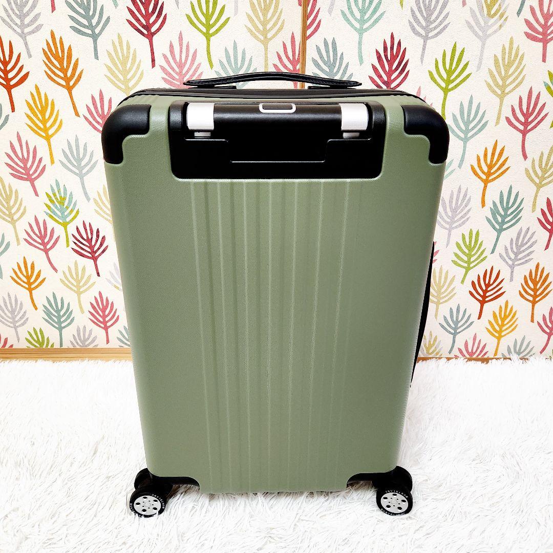 新品】MONTBLANC キャリーケース 34L カーキ 機内持込み可能 4輪