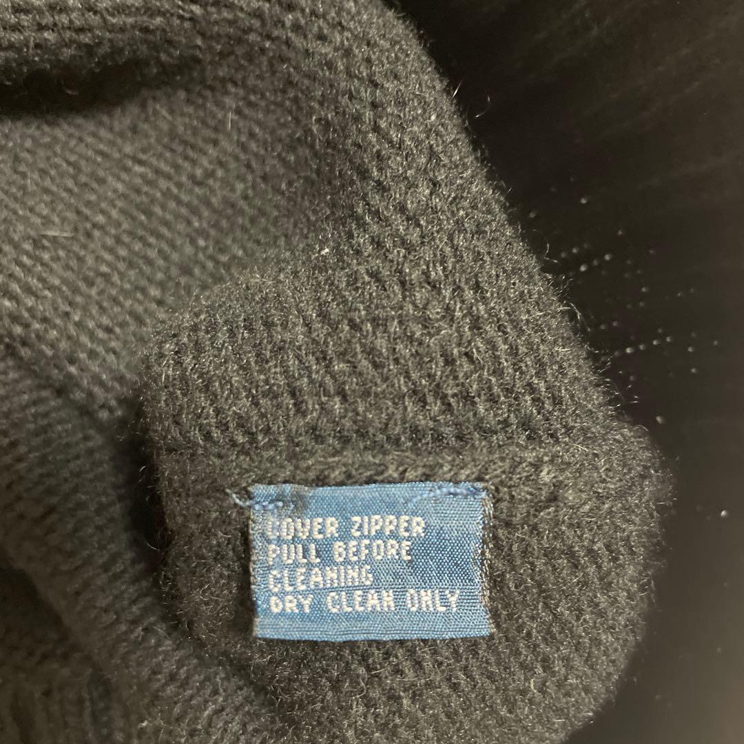 1990's ~ RalphLauren ドライバーズニットカシミアBLACK