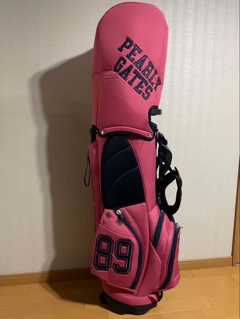 PEARLY GATES キャディバッグ スタンド式89 ピンク - メルカリ