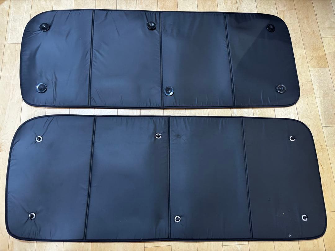 キャラバン　車種専用設計　サンシェード フルセット一台分　専用収納袋と吸盤付き