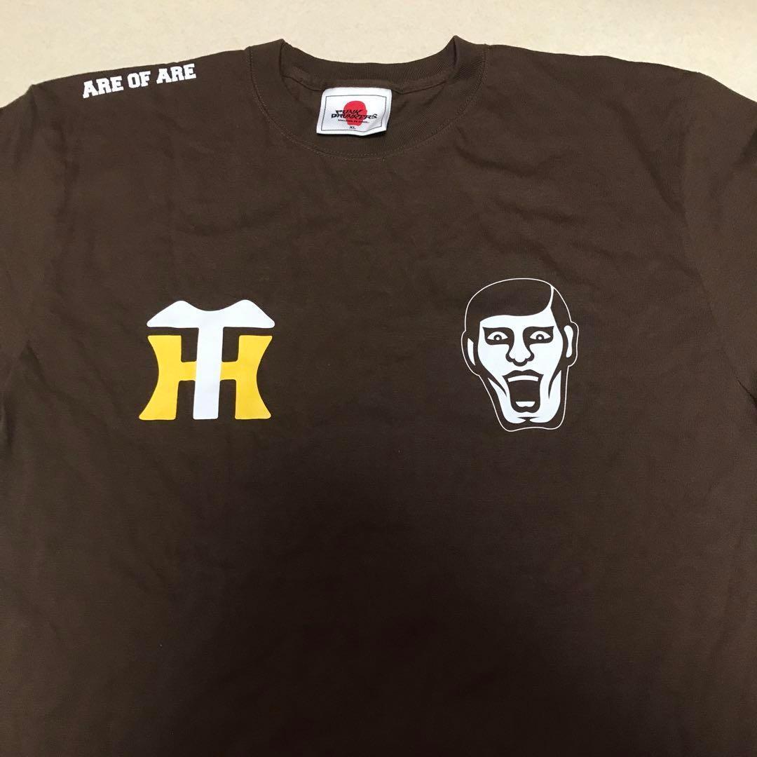 パンクドランカーズ XXL 阪神タイガース 優勝記念 未使用 Tシャツ 茶