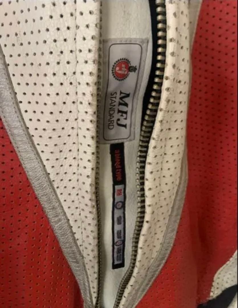 転倒歴無し　オマケ付き！3L Spoon レーシングスーツ 革ツナギ MFJ公認