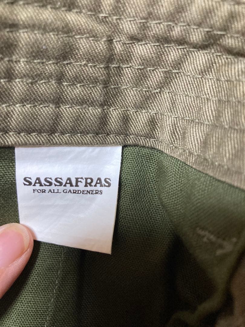 SASSAFRAS チノパン Mサイズ オリーブグリーン