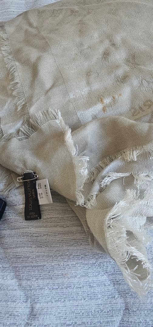 C*y様 ルイヴィトン　大判ストール フリンジ付き