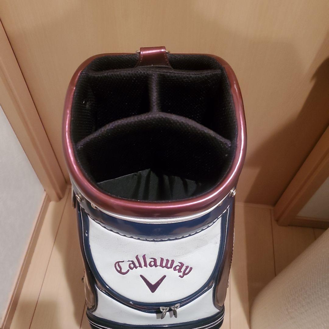 Callaway キャディバッグ ホワイト/ネイビー/バーガンディ