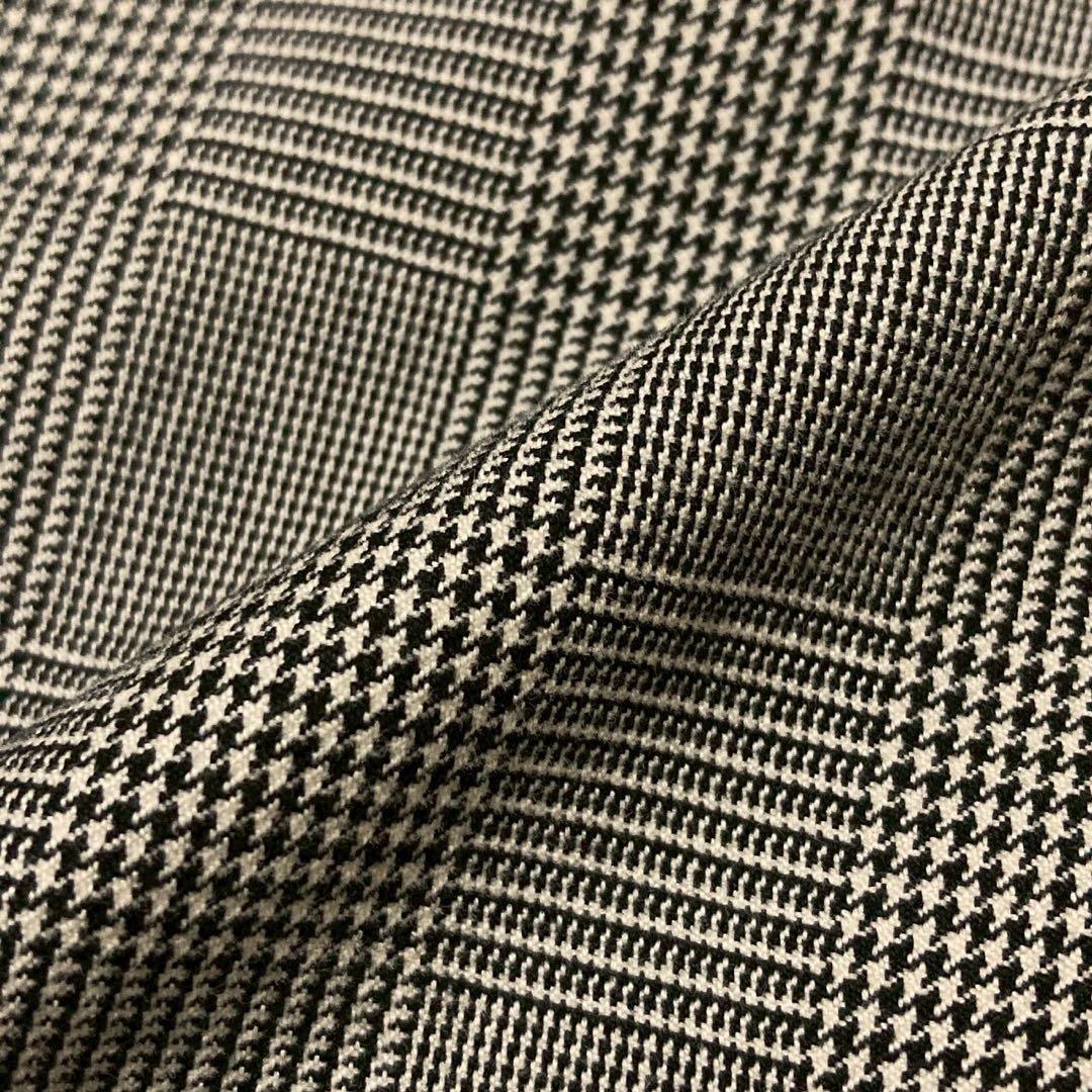 バーバリーブラックレーベル　ステンカラーコート　千鳥格子　裏地　ノバチェック　M