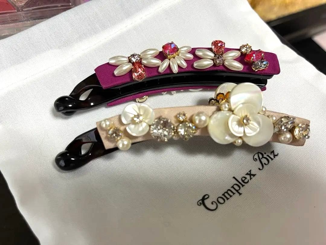 Complex Biz フラワーシェル バナナクリップ コンプレックスビズ保証書