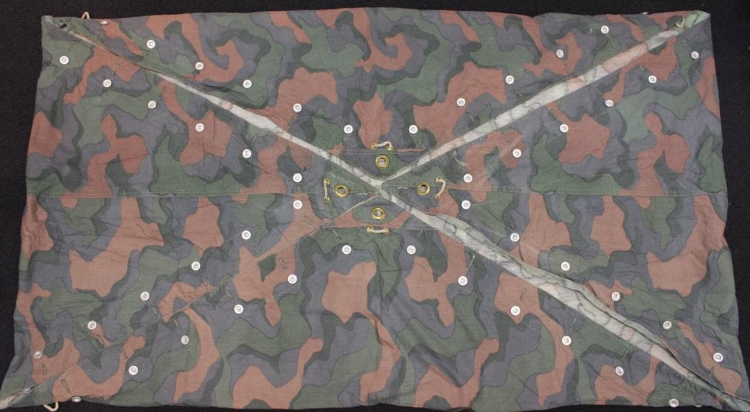 ノルウェー軍 テントシート 1枚 軍幕 カモ2 A
