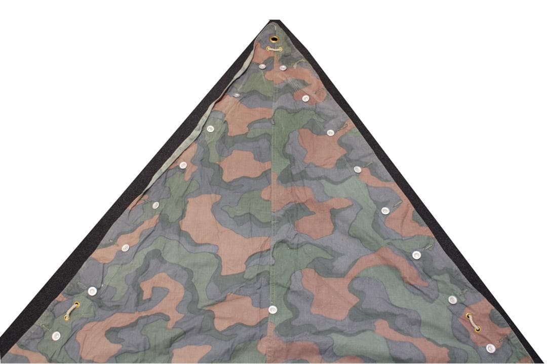 ノルウェー軍 テントシート 1枚 軍幕 カモ2 A