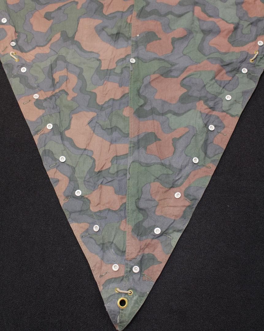 ノルウェー軍 テントシート 1枚 軍幕 カモ2 A