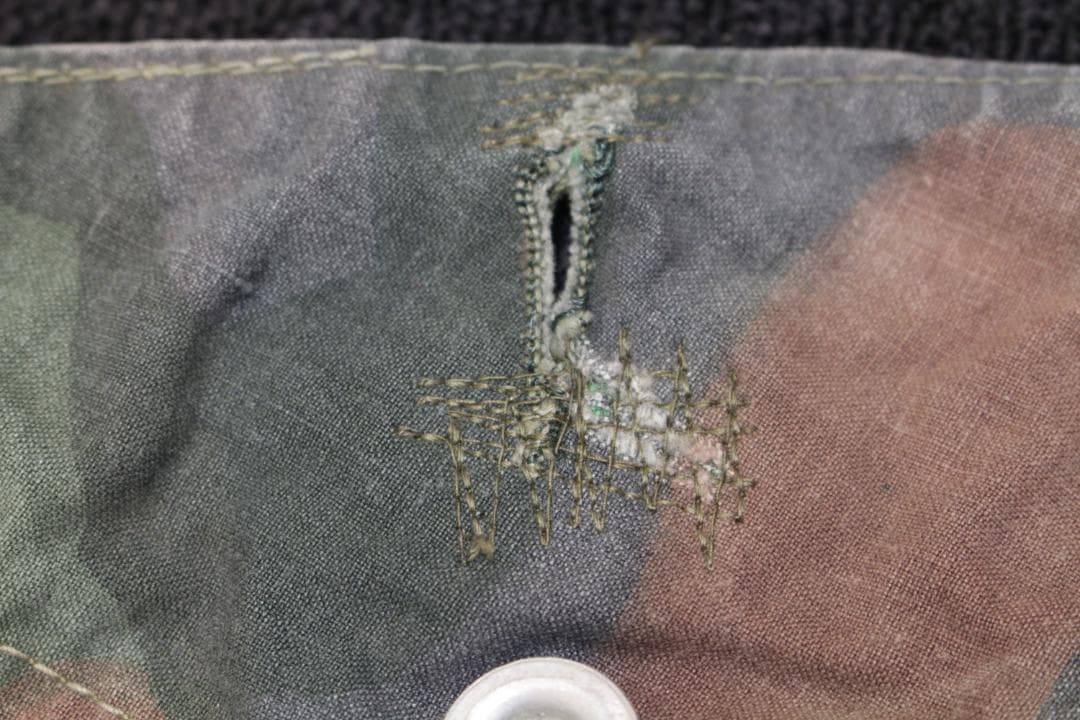 ノルウェー軍 テントシート 1枚 軍幕 カモ2 A