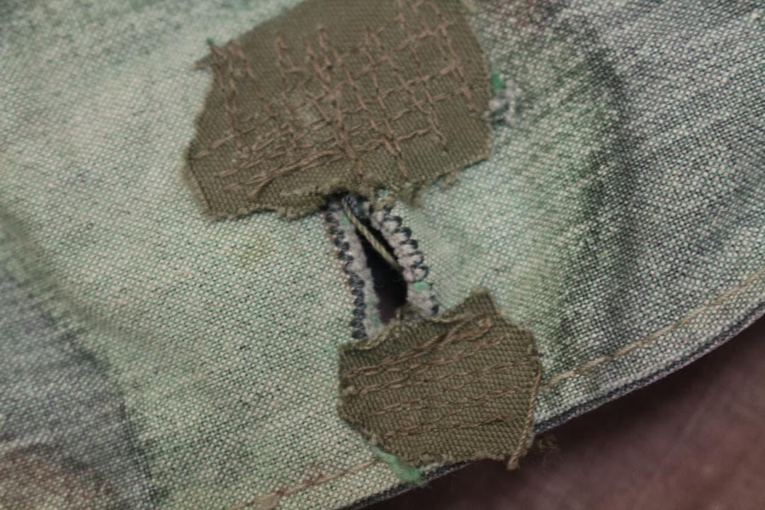 ノルウェー軍 テントシート 1枚 軍幕 カモ2 A