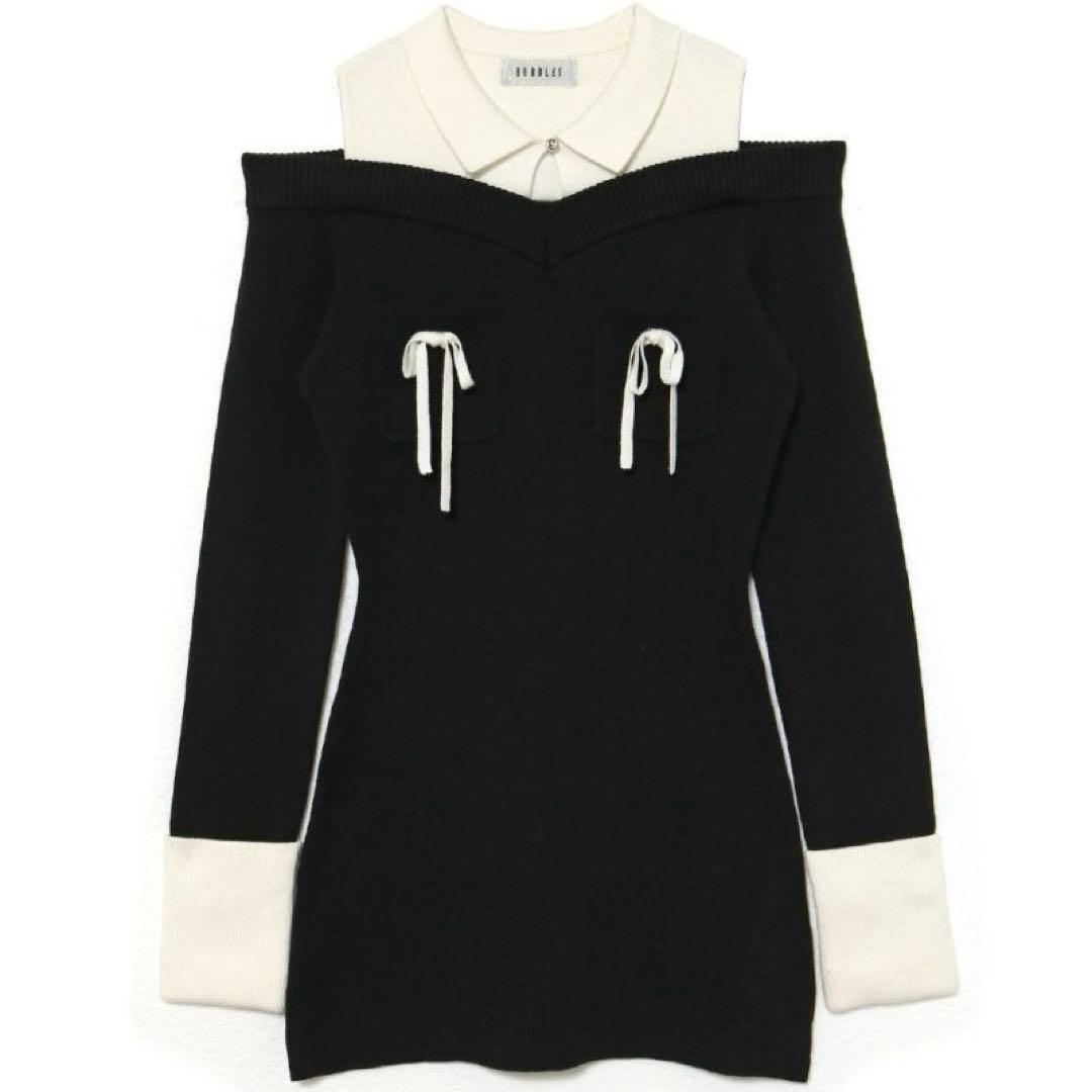 最終価格 bubbles スクールガールニット ワンピース - メルカリ