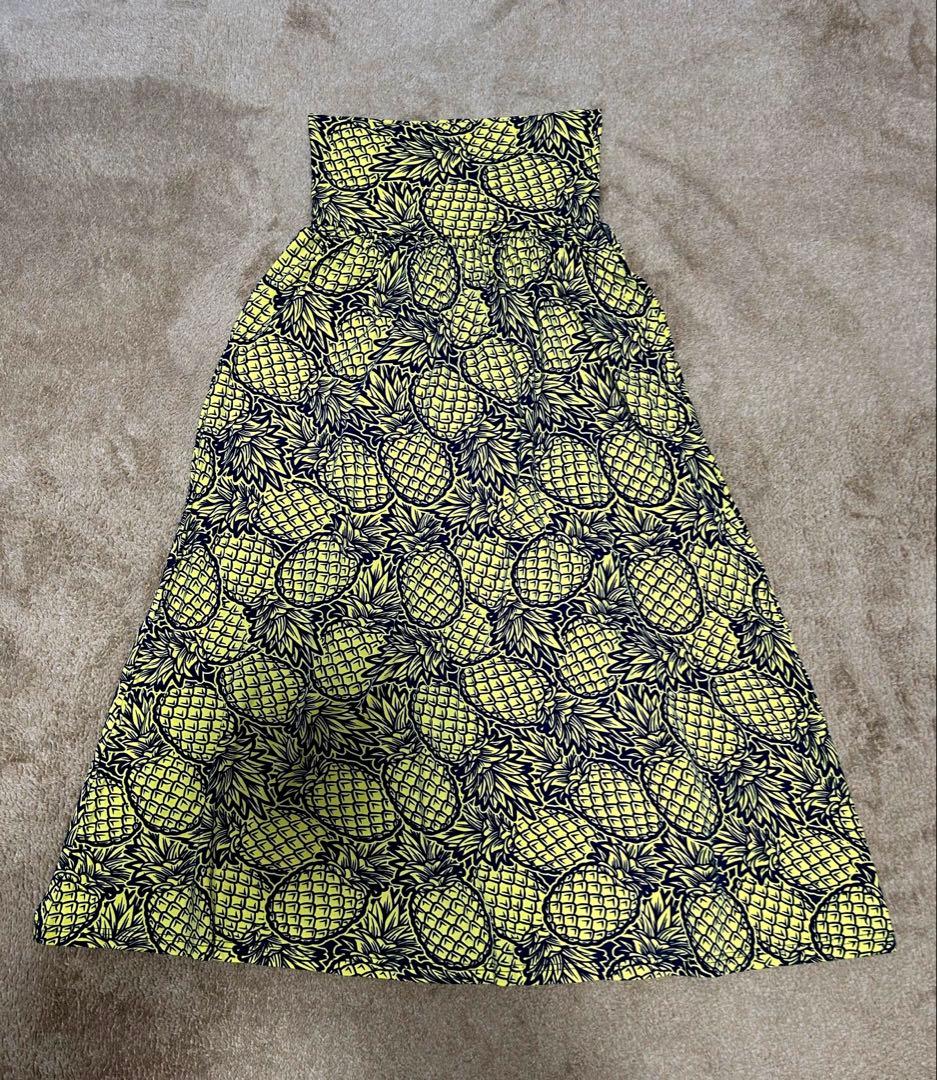 フラダンス　ナニプア　ロングスカート　パイナップル