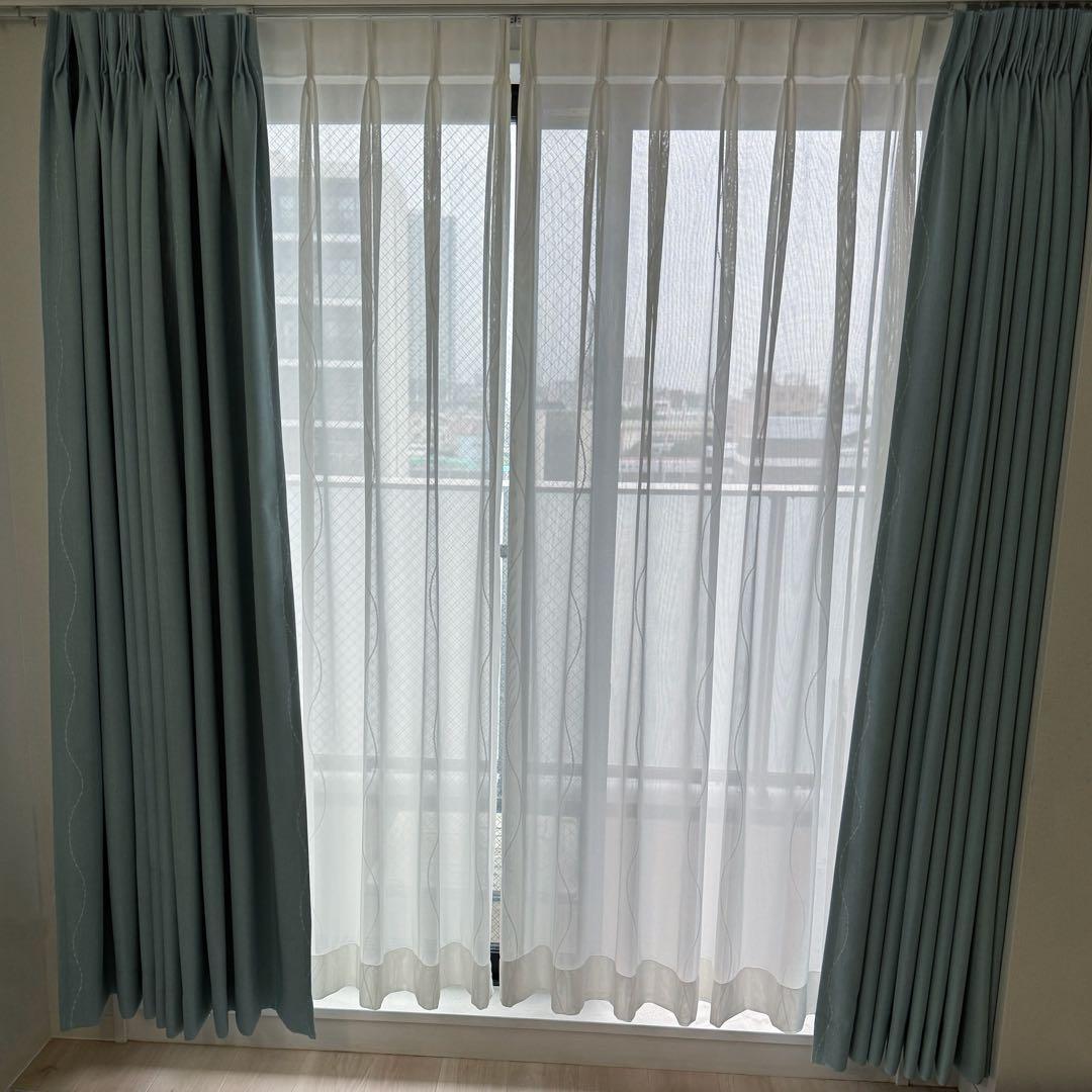 unico TUUVA ドレープカーテン レースカーテン セット