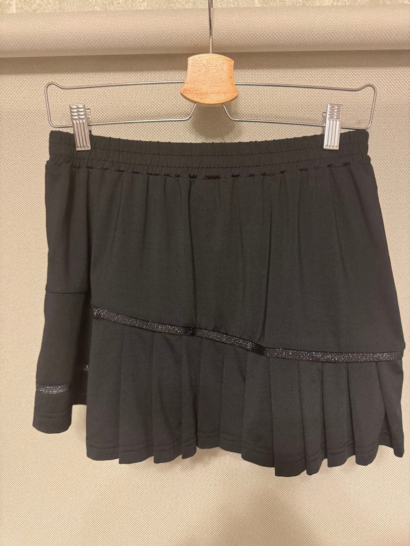 Admiral テニス スカート L ブラック　プリーツスコート