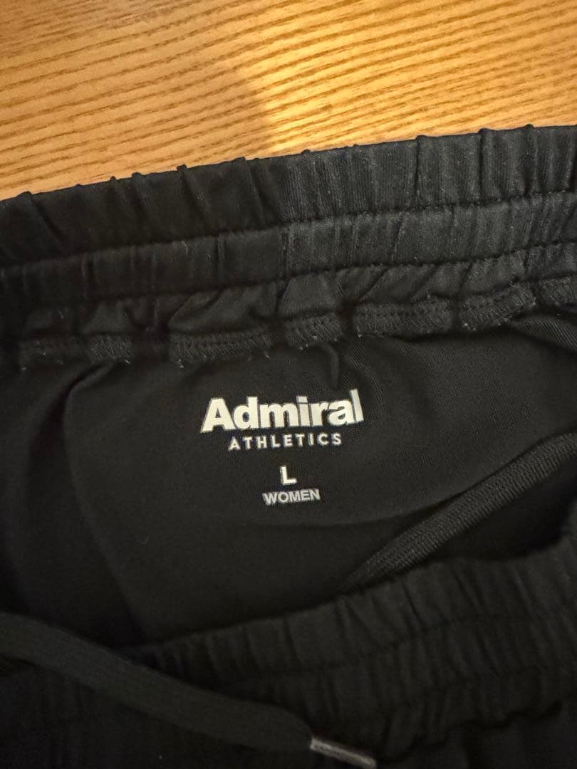 Admiral テニス スカート L ブラック　プリーツスコート