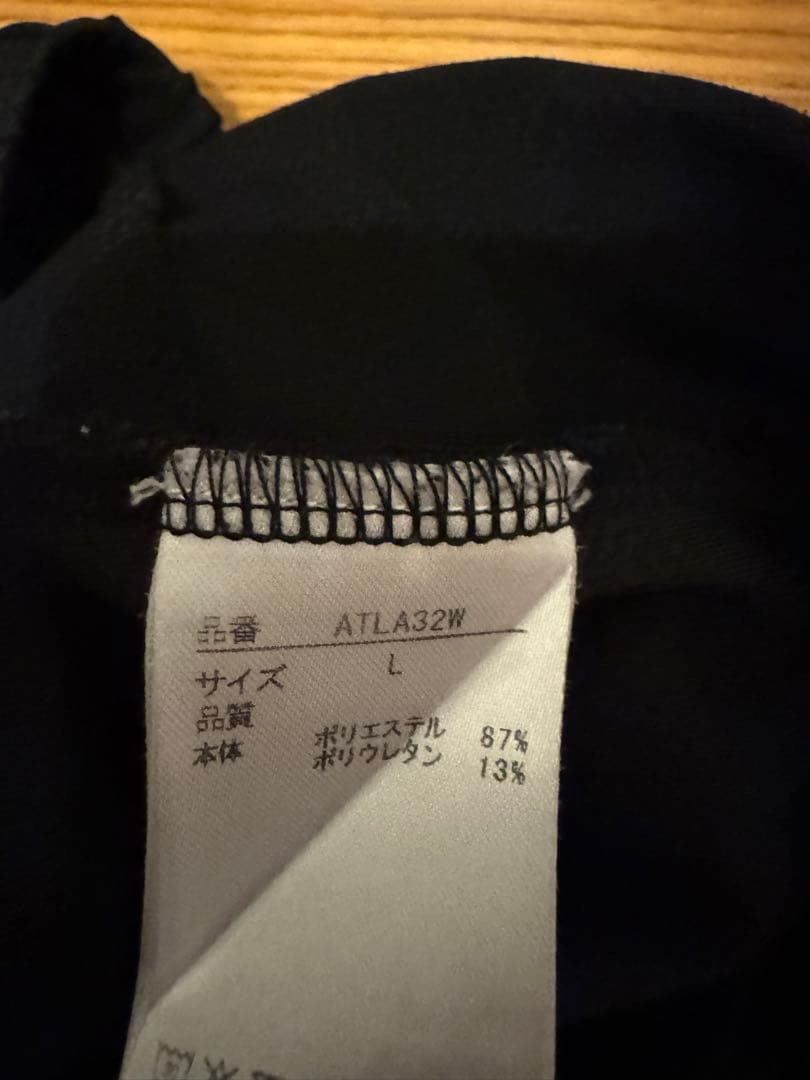 Admiral テニス スカート L ブラック　プリーツスコート