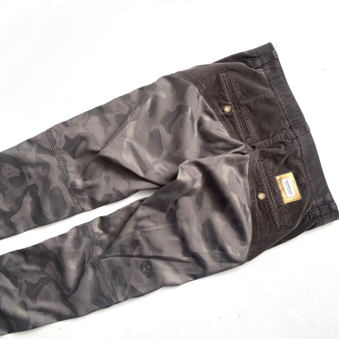 MARK&LONA マークアンドロナ　異素材　切り替え　コーデュロイ メンズ　M