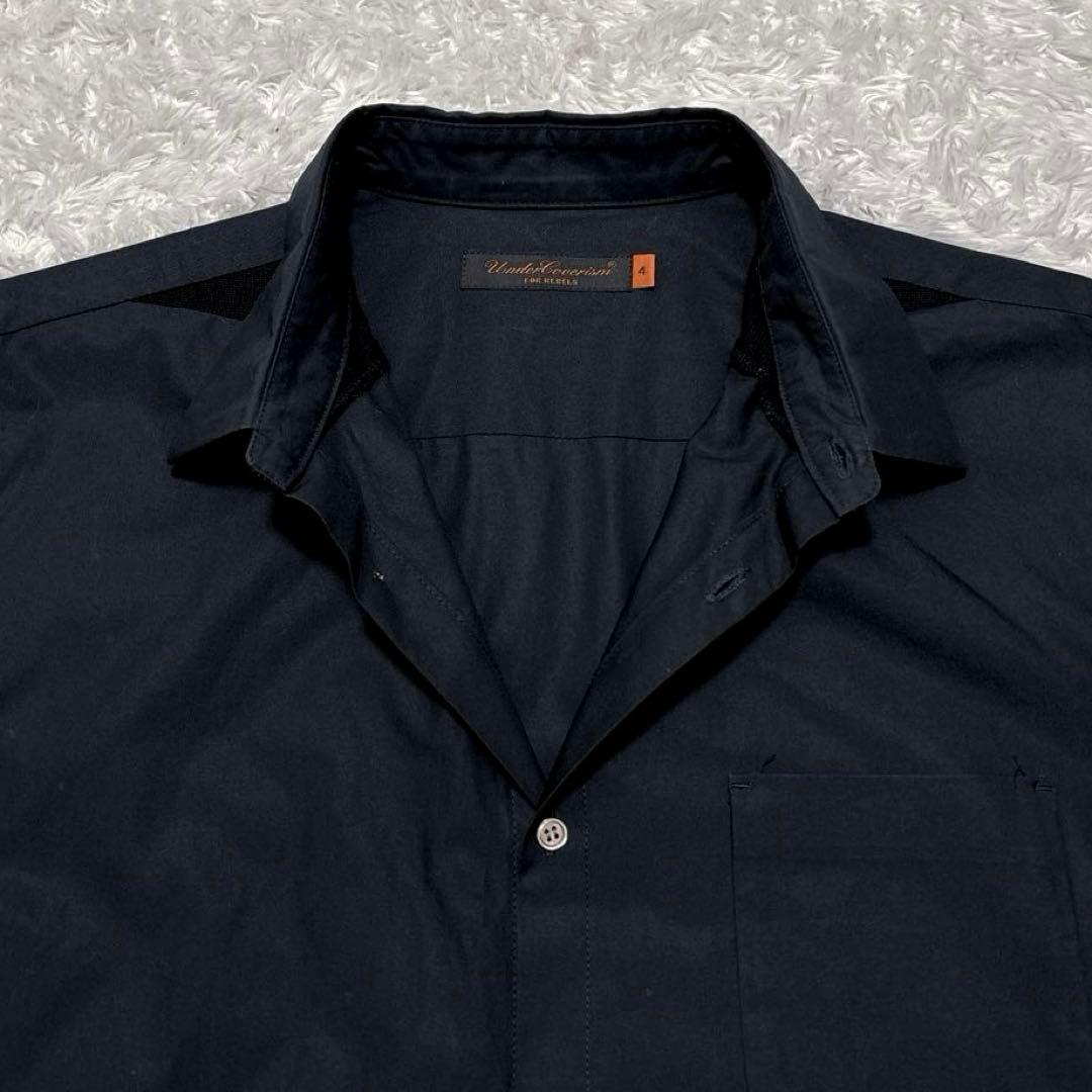 UNDERCOVERIZM アンダーカバーイズム パープル期 長袖シャツ 黒 4