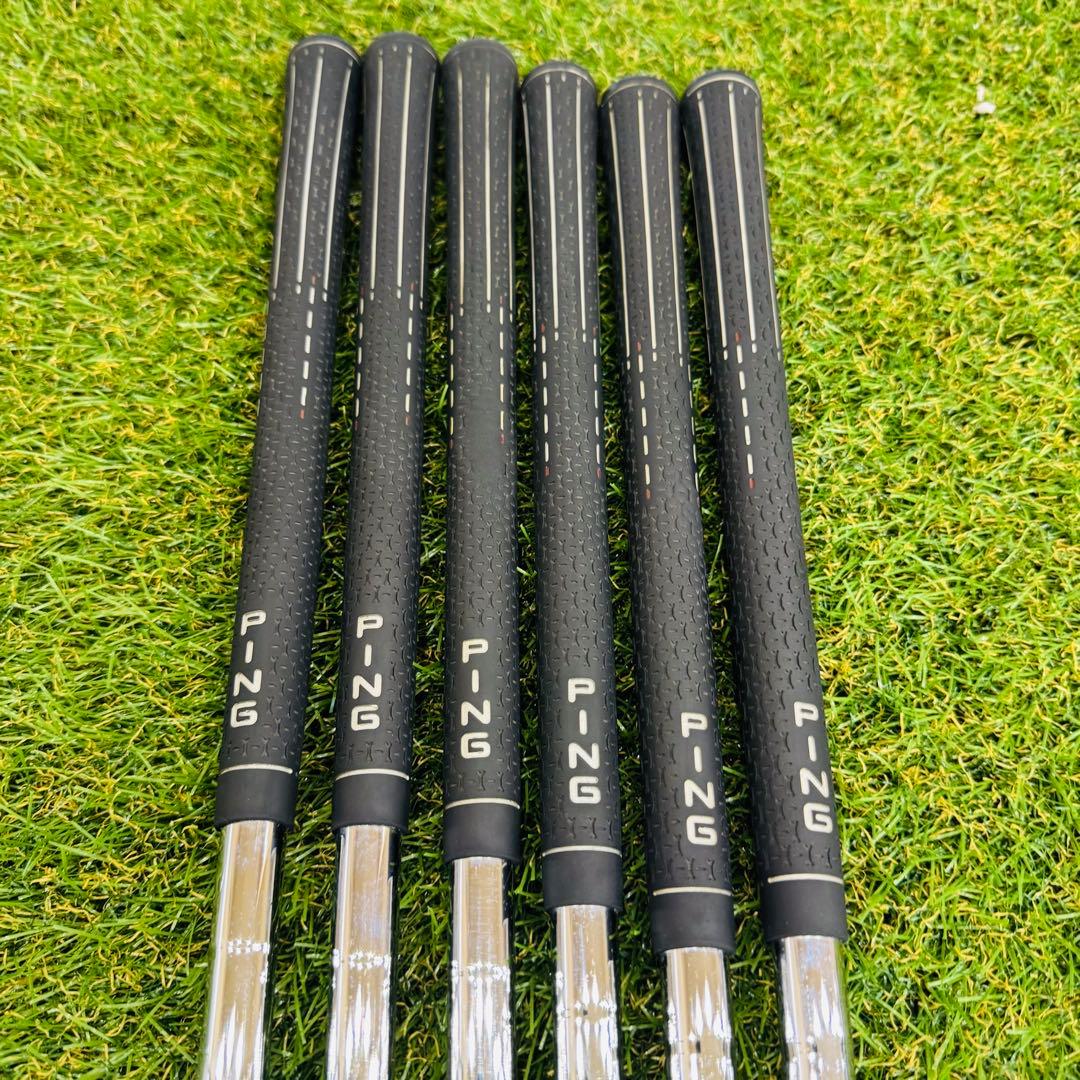 男性用】PING ANSER 黒ドット FORGED アイアンセット 6本