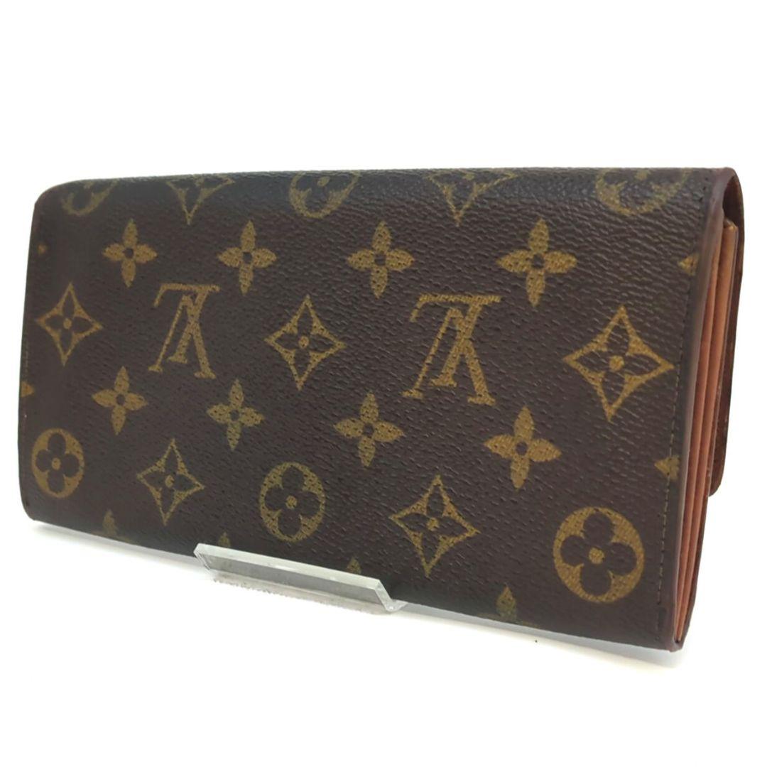 ルイヴィトン モノグラム ポシェット ポルトモネ クレディ 長財布 D1
