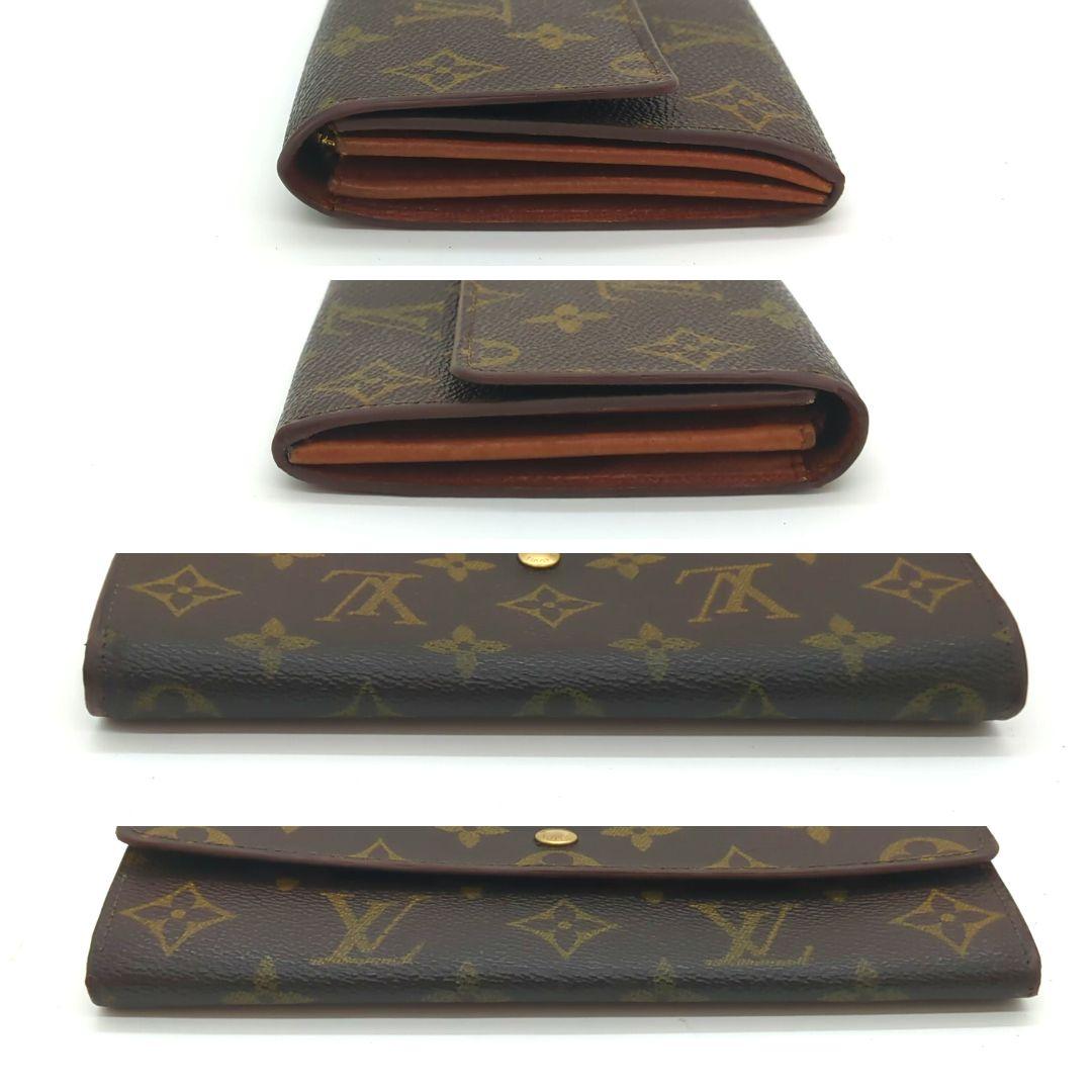 ルイヴィトン モノグラム ポシェット ポルトモネ クレディ 長財布 D1