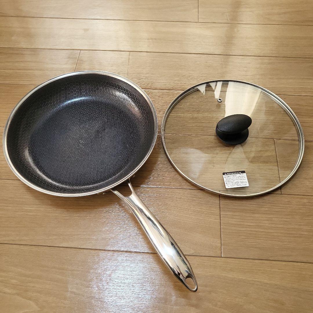 蓋付き HexClad ヘックスクラッド HEXCLAD フライパン26cm