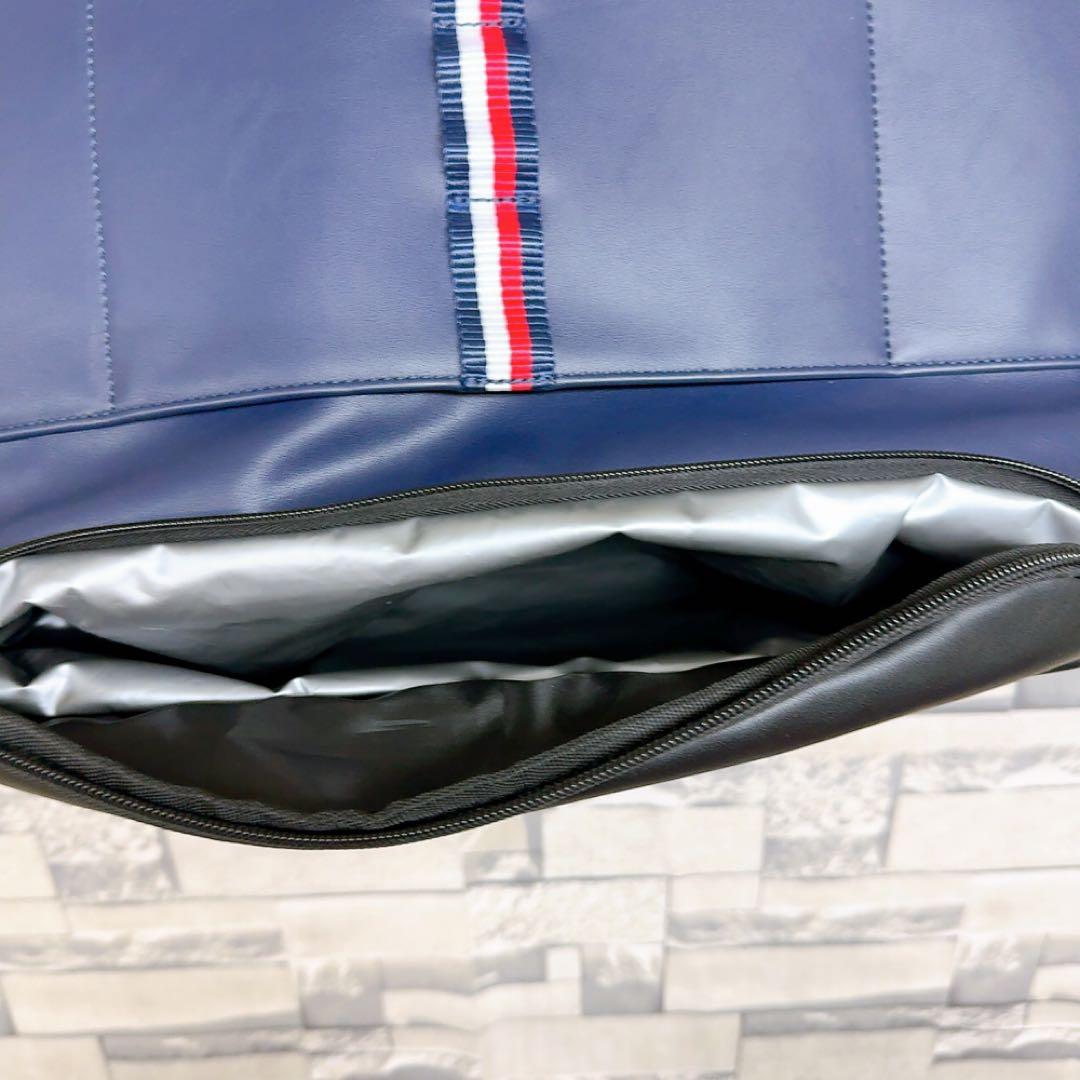 トミーヒルフィガーゴルフ 2WAY ボストンバッグ ネイビー トリコロール 新品