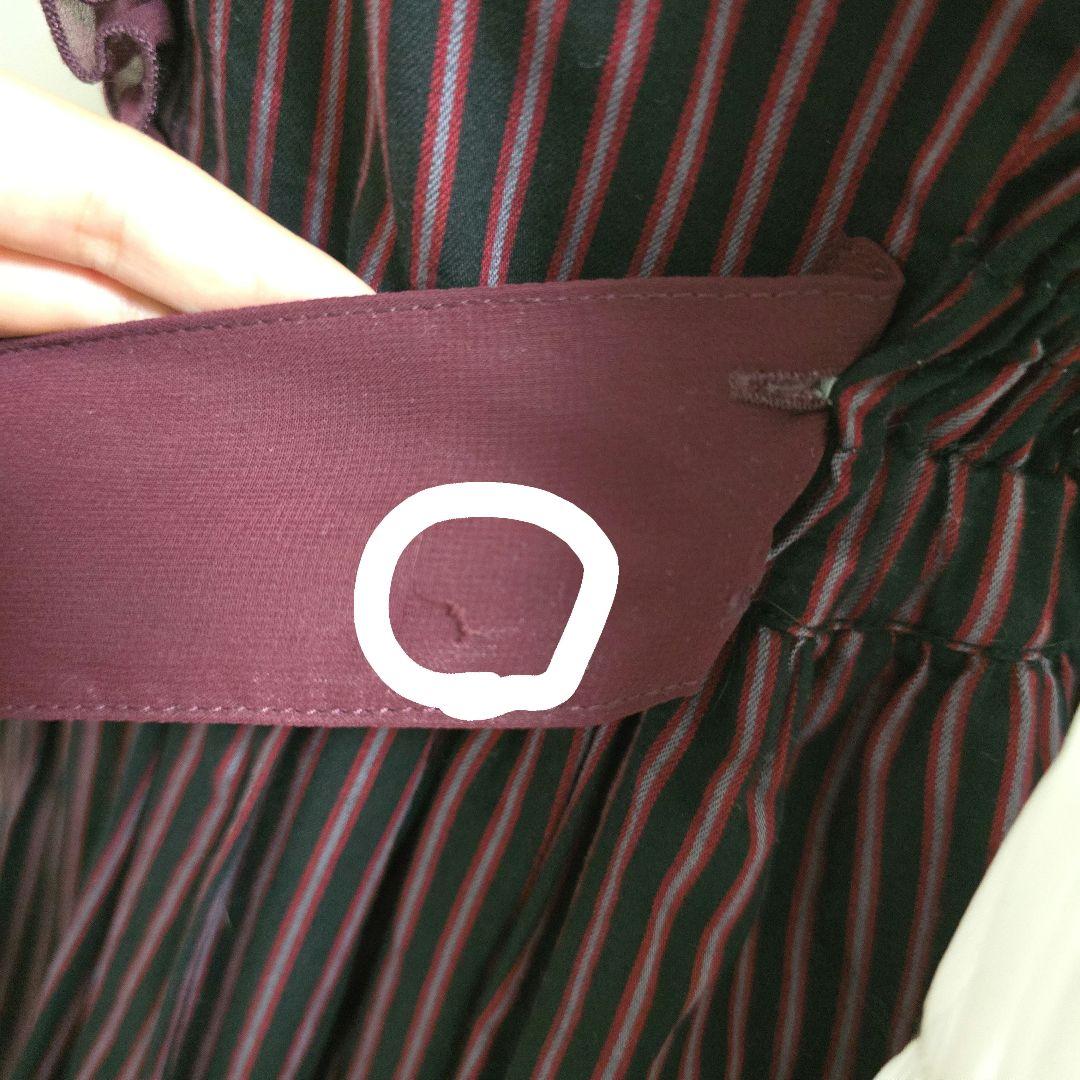 BritishレジメンストライプハイウエストJSK