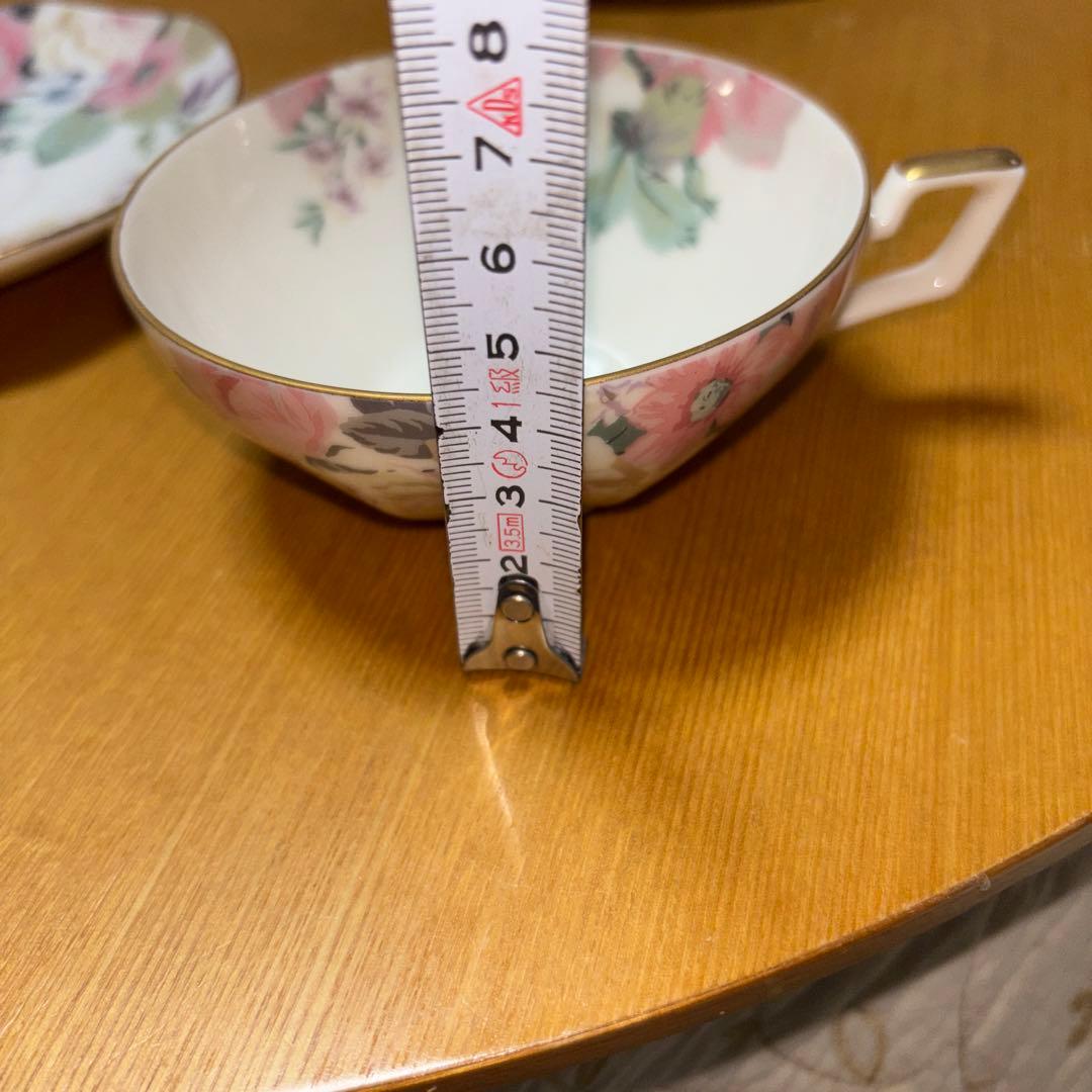 日本製MARUI花柄食器セット ティーポット付き 日本製MARUI花柄食器