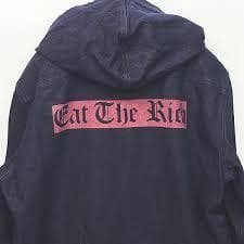 Eat The Rich フード付きジャケット SUPREME XL