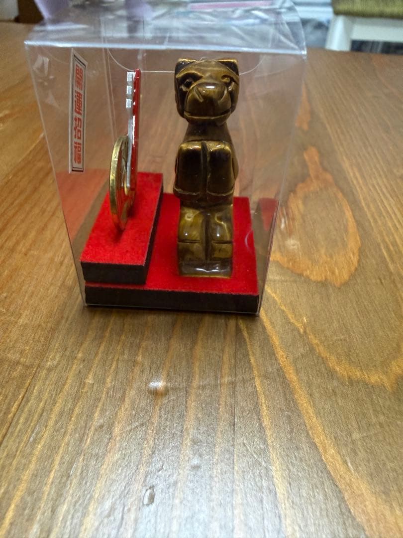 タイガーアイ　立馬　及び　水晶　立馬　セット