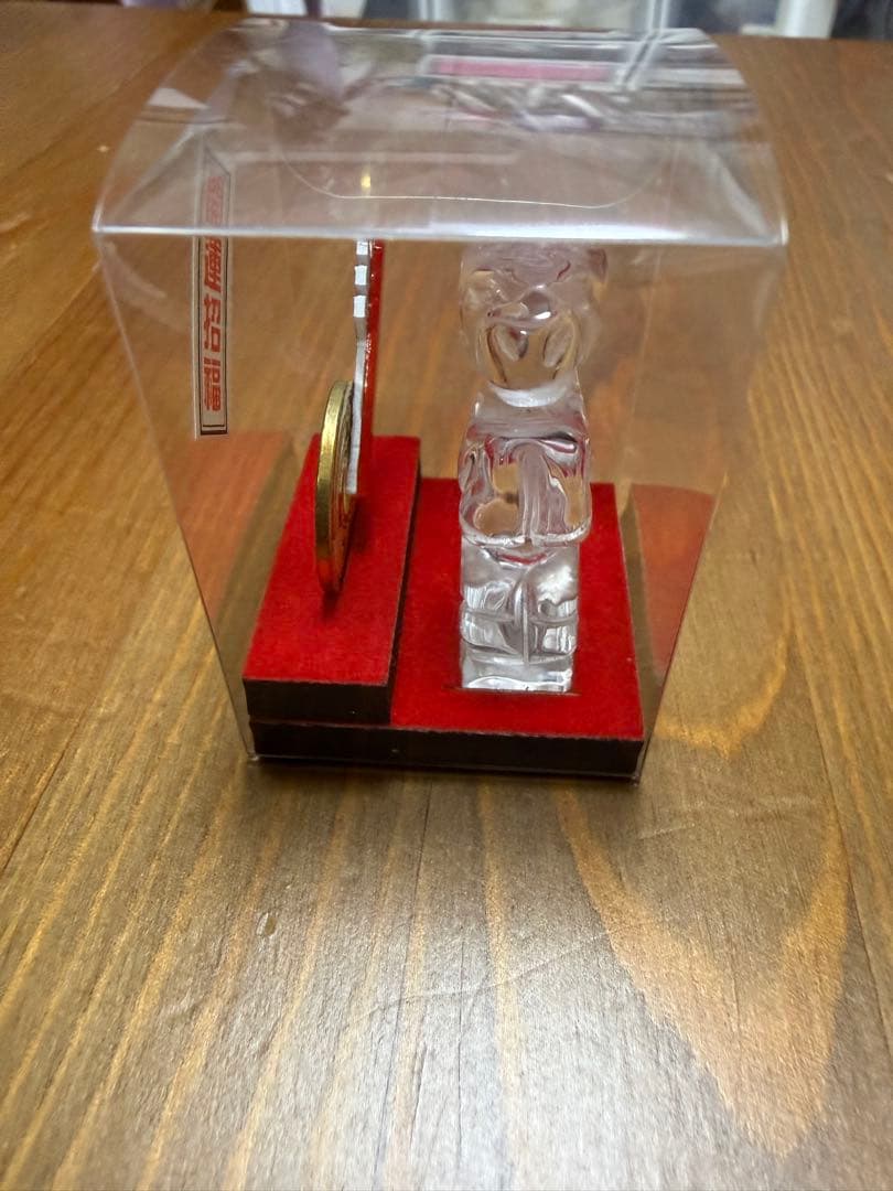 タイガーアイ　立馬　及び　水晶　立馬　セット