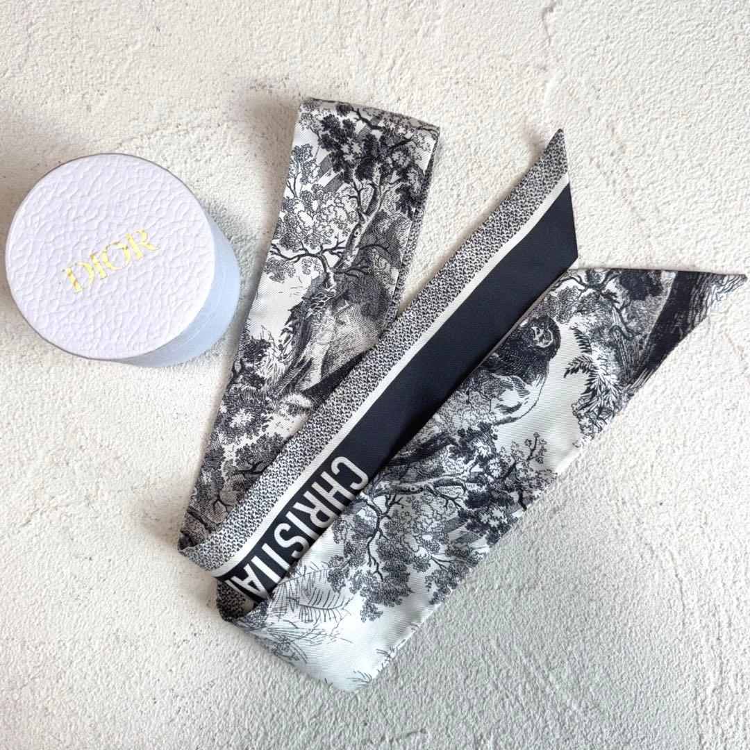 未使用】Christian Dior ディオール ミッツァ シルク スカーフ - メルカリ