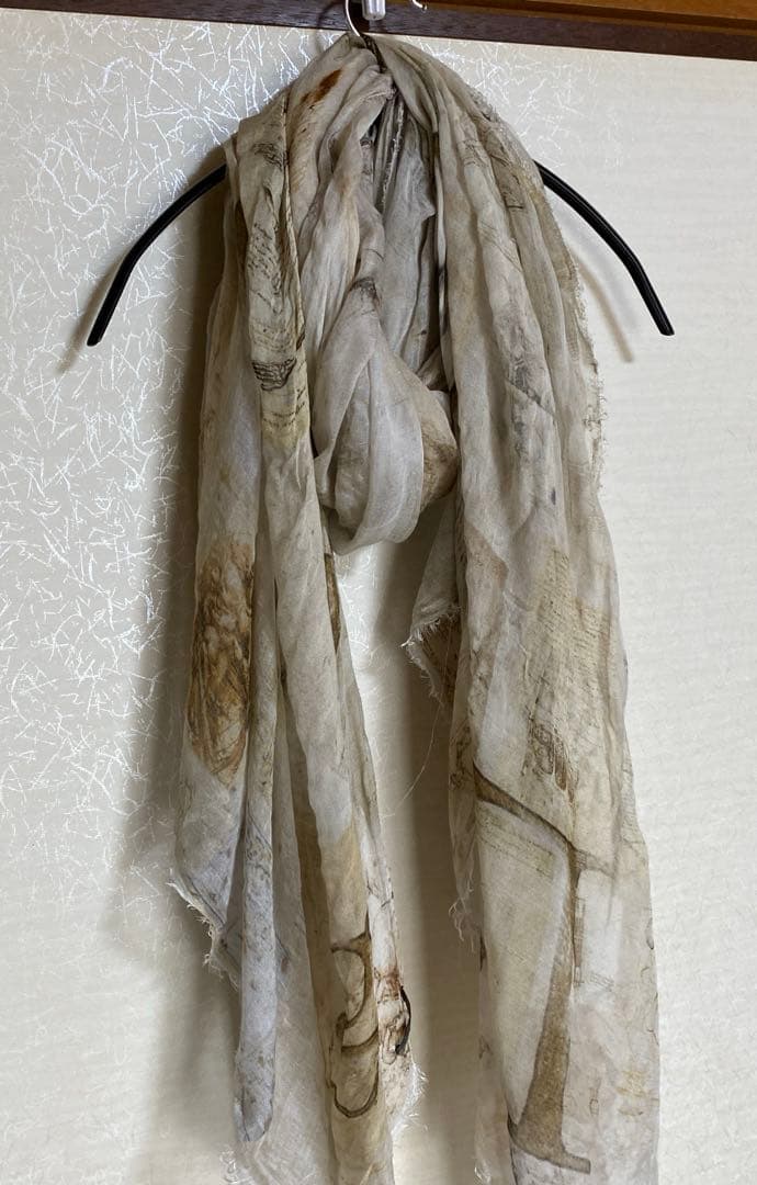 O*S様 Faliero Sarti サルティ ダヴィンチモチーフストール - メルカリ