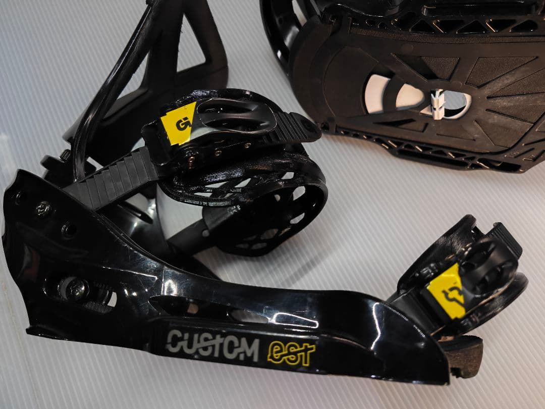 BURTON ビンディング CUSTOM est Lサイズ ストラップ新品交換
