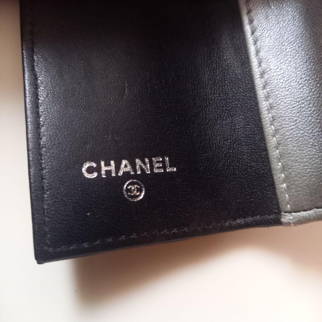 【美品】CHANEL カメリア 6連 キーケース 黒 レザー
