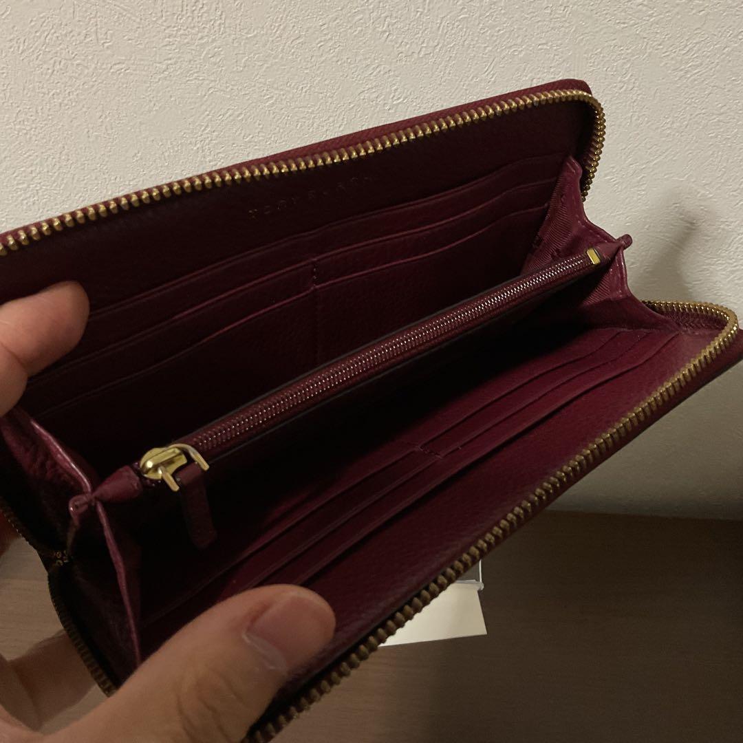 開店セール☆使用数日 美品 トリーバーチ レザー ラージロゴ ハーパー 長財布②