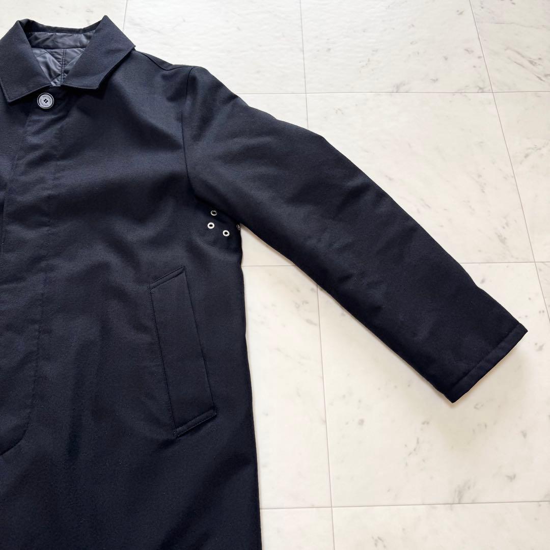 MACKINTOSH】ステンカラーコートリバーシブル サーモア ヘリンボーン