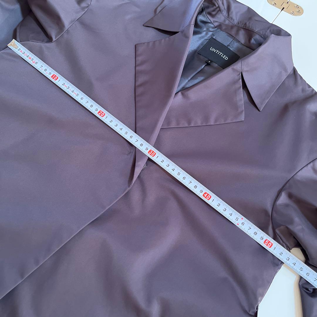 UNTITLED コートダウンベストフード付きトレンチコート