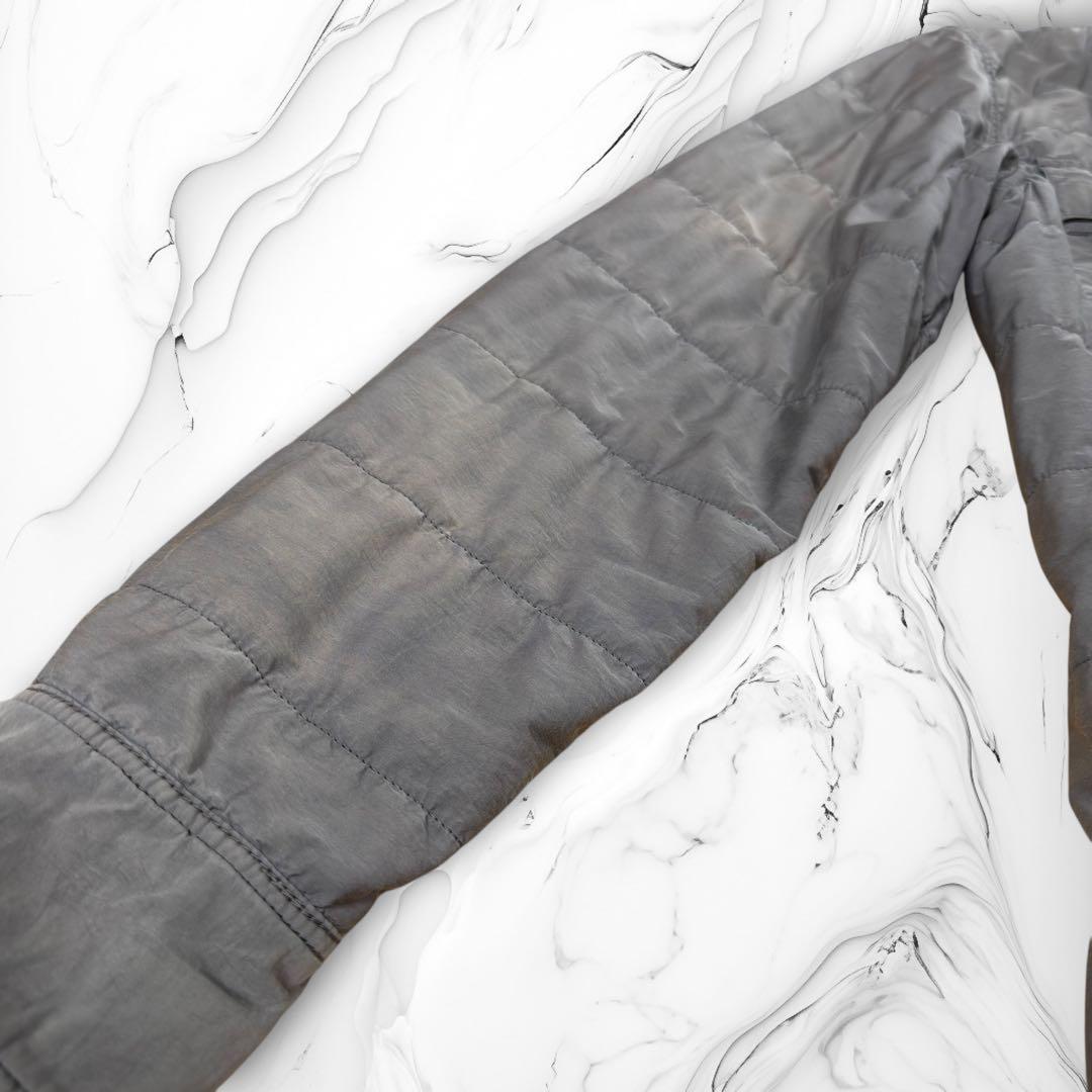 《11AW》STONE  ガーメントダイ キルティングシャツ グレー