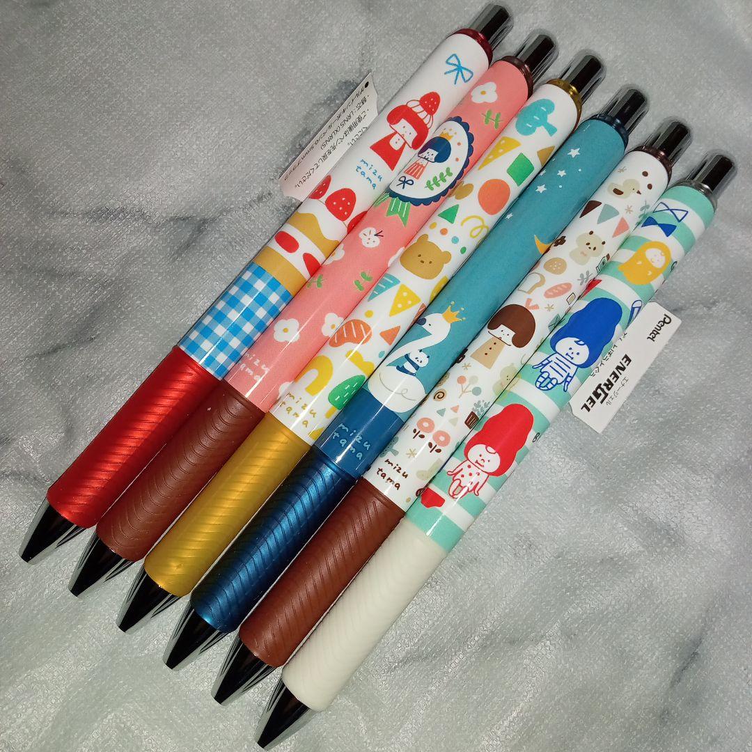 mizutamaさん エナージェル ボールペン ツタヤ コラボ 6柄セット 限定