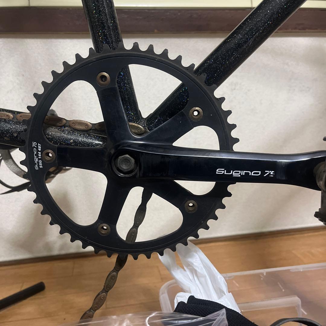 SUGINO75 165mm njs 黒　競輪　KEIRIN MASH SF