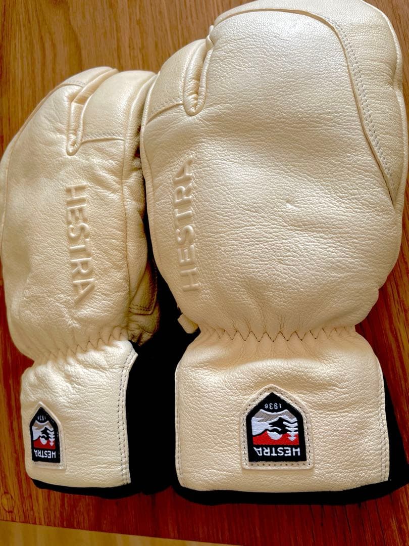 【ma】　Hestra ヘストラ スキーグローブ 3フィンガー フルレザー