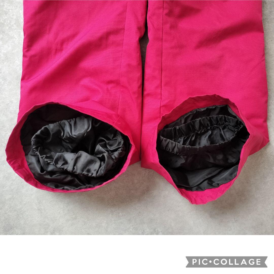 美品 Phenix クリスタルガールズ スキーウェア 160 花柄×ピンク 上下